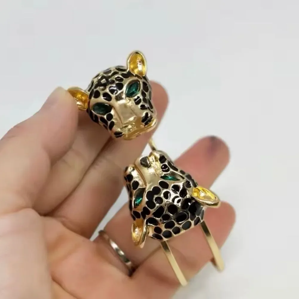 Double Head Jaguar Bangle Bracelet